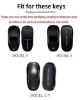 Picture of For Tesla Model X S 3 Y Remote Key Fob Cover Case Holder Shell Protector Keyring